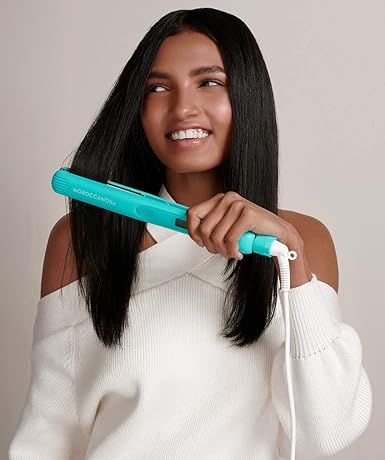 moroccanoil perfectly polished titanium flat iron