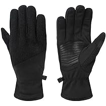小物 Spyder Gloves Black M Spyder Core Conduct Gloves Touchscreen Compatible, Leather