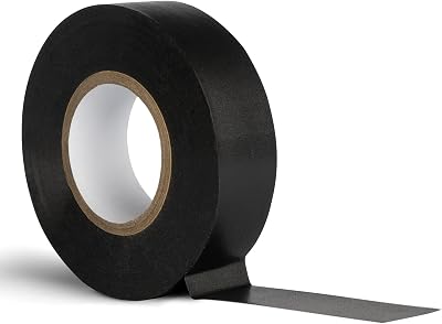 Winsome Black Electrical Tape 20m x 19mm Waterproof PVC Insulation Tape
