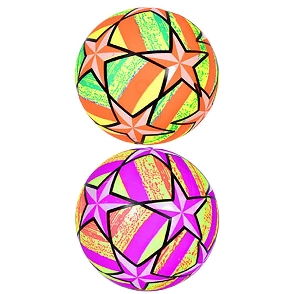 ifundom 2pcs Luminous Soccer Ball Glow in the Dark Soccer Ball Glowing Footballs Light Up LED Football Basketball for Kids Adults Outdoor Sport