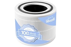 LEVOIT Genuine Core 300-P Replacement Filter, Core 300-RF Air Purifier Core300S Filters, Supports HEPA Sleep Mode, High-Efficiency Activated Carbon for Removal of Smoke, Odor, Allergens, Pollen,1 Pack
