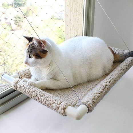 Prateleira de Janela Cama de Gato Catbed Gatton Carneirinho - G ...