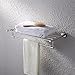 KES Bath Towel Rack with Rotatable Towel Bar 24 Inch SUS 304 Stainless Steel Bathroom Storage Organizer Shelf RUSTPROOF Wall Mount Polished Finish, A2115S60
