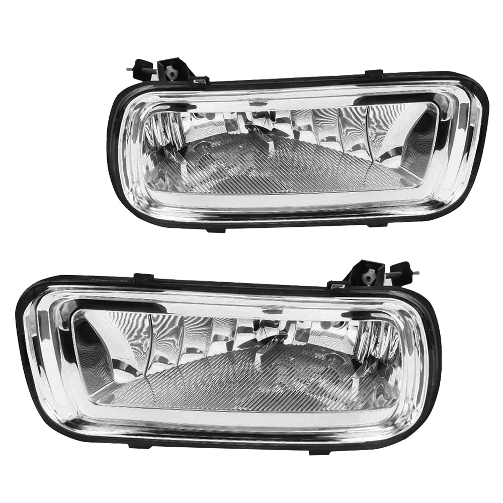 Photo 1 of Driving Fog Lights Lamps OE Style Replacement for 2004 2005 2006 Ford F150 With H10 12V 42W Halogen Bulbs Replaces # FO2592197 FO2592209 FO2593197 FO2593209 4L3Z15200BB 5L3Z15201A (Clear Lens)