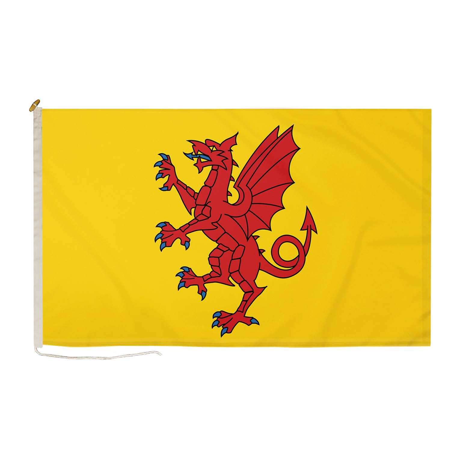 DuraFlag Somerset New Flag Premium Quality Flags With Rope & Toggle Fittings Reinforced Stitching 150gsm Suitable For Flagpoles (3ft x 2ft (90cm x 60cm))
