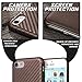 TRAKK SLIM iPhone 7 PU Leather Case, Premium Woven Rich Texture with Credit Card Slot Holder, TWILL Lined iPhone Protective Case for Apple iPhone 7 4.7 Inch, Brown