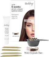 Godefroy Dark Brown Instant Eyebrow Tint Kit 12 Packs No Ammonia view 4
