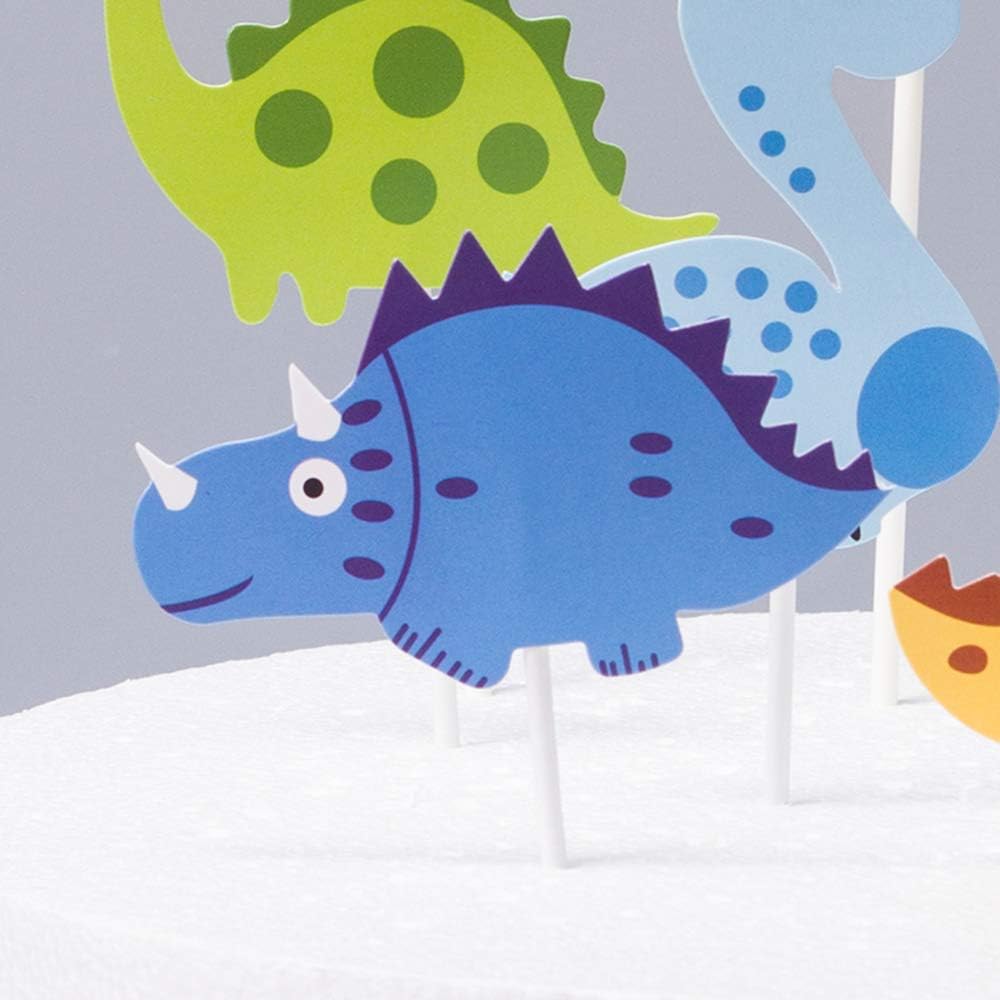 6 Decorazioni in pasta di zucchero 3D - Animali divertenti (3 cm) per il compleanno del tuo bambino