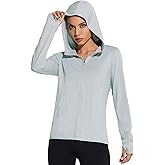 baleaf Women's UPF 50+ Sun Protection Jacket Hooded Cooling Shirt with Pockets Hiking Outdoor Performance