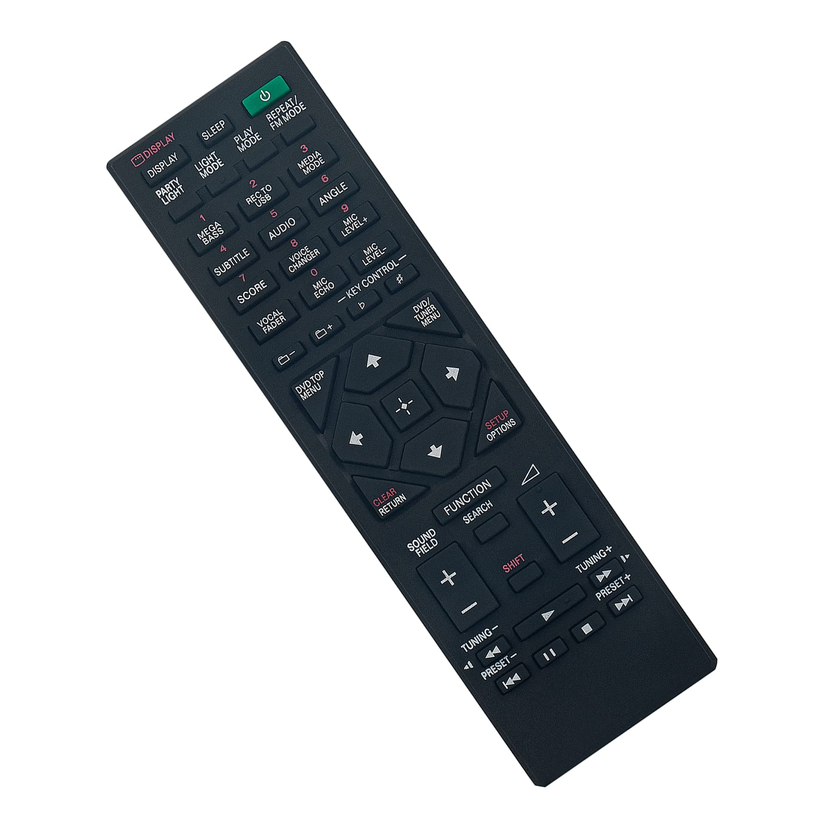 RMT-AM420U Replaced Remote Control - VINABTY- Compatible with Sony Audio Stereo System RMT-AM420U remote control RMTAM420U MHC-M80D MHC-V43 MHC-V82D MHC-V21D MHC-V41D MHC-V71D
