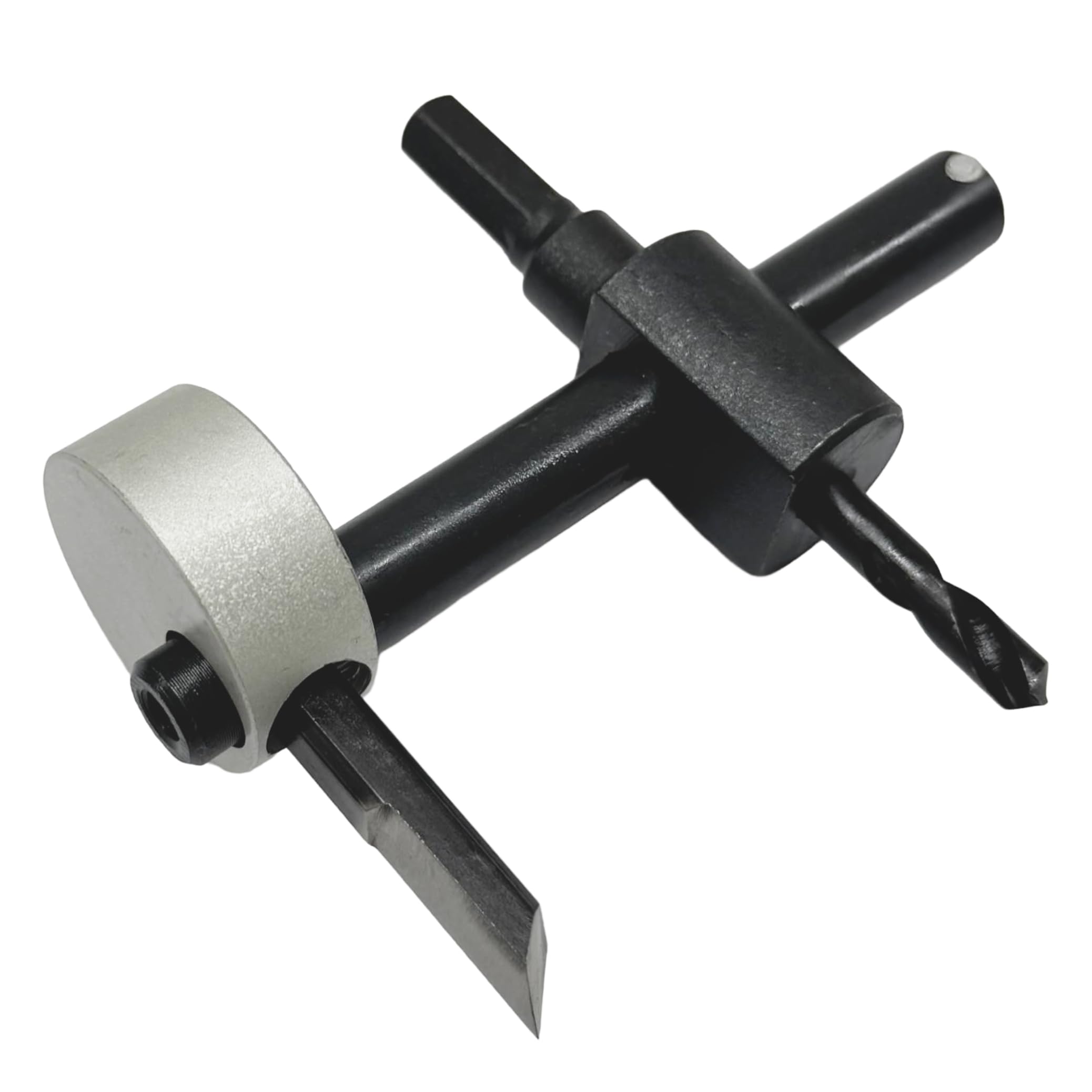 MIBRO 460271 Adjustable Circle Hole Cutter, Silver,Black