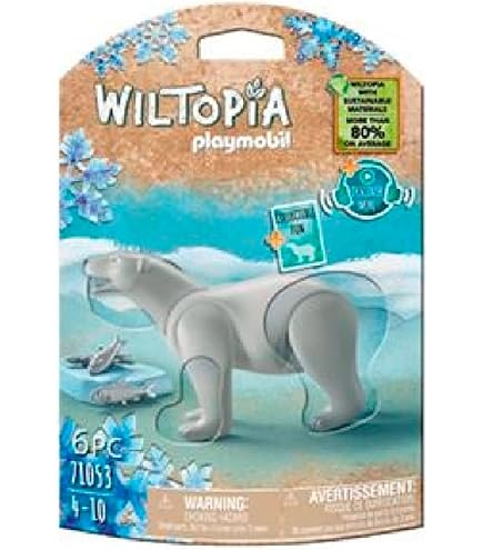 Playmobil 71066 Wiltopia Raccoon, Animal toy,for children 4-10, sustainable toy animals, Racoon toy, Collectible toy for kids, made form 80% recycled material