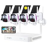 XMARTO WiFi 6 Wire-Free Solar Home Security Camera