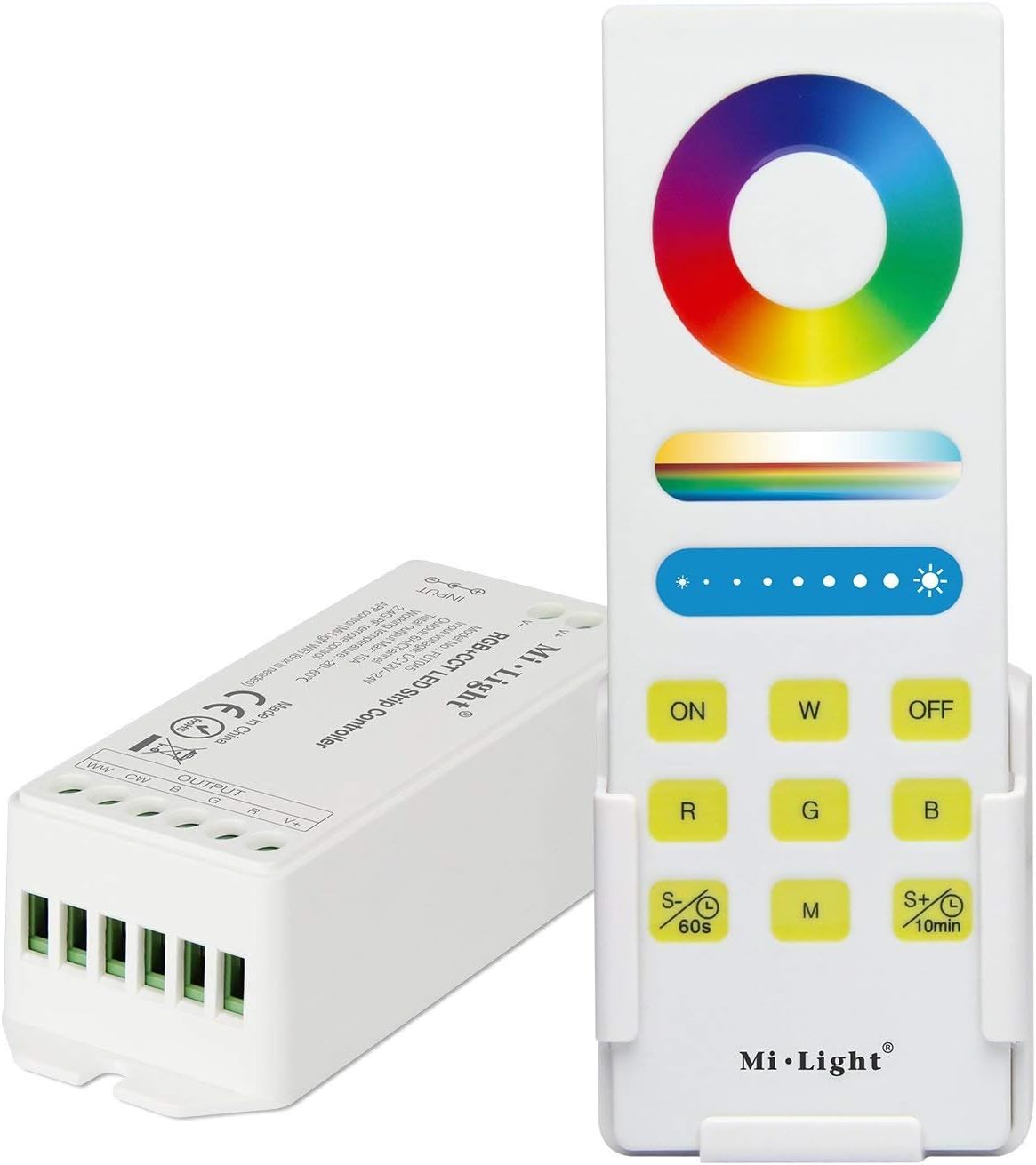 Mi Light RGBWW (RGB+CCT) Smart LED Control System (Receiver + Remote ) for Strip Light 2.4GHz RF Wireless (FUT045A)