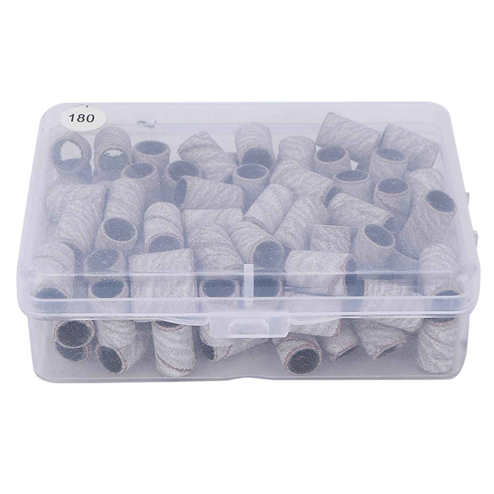 Nail Sanding Circle Bands Nail Art Sanding Bands Pedicure Polishing File, 100 Pieces Manicure Sanding Bands Nail Drill Bits Accessories Nail Drill Remove Dead Skin (180#)