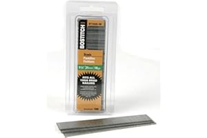 BOSTITCH BT1314B-1M 1-3/16-Inch 18GA Brad, 1000-Pack, Brown, 30mm