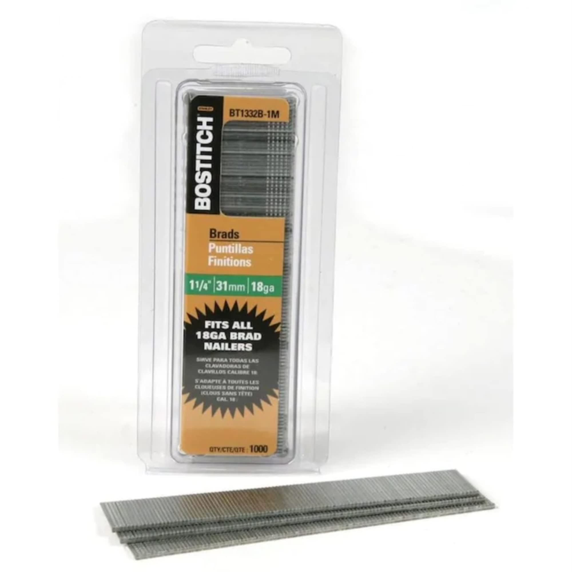 Bostitch Bt1314-30 1m Brown Brad Nail 30mm (Pack of 1000)