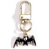 SHTALHST Bat Keychain Halloween Keychain Cute Bag Charm Bat Gifts for Women Friends Coworker Birthday Halloween Christmas