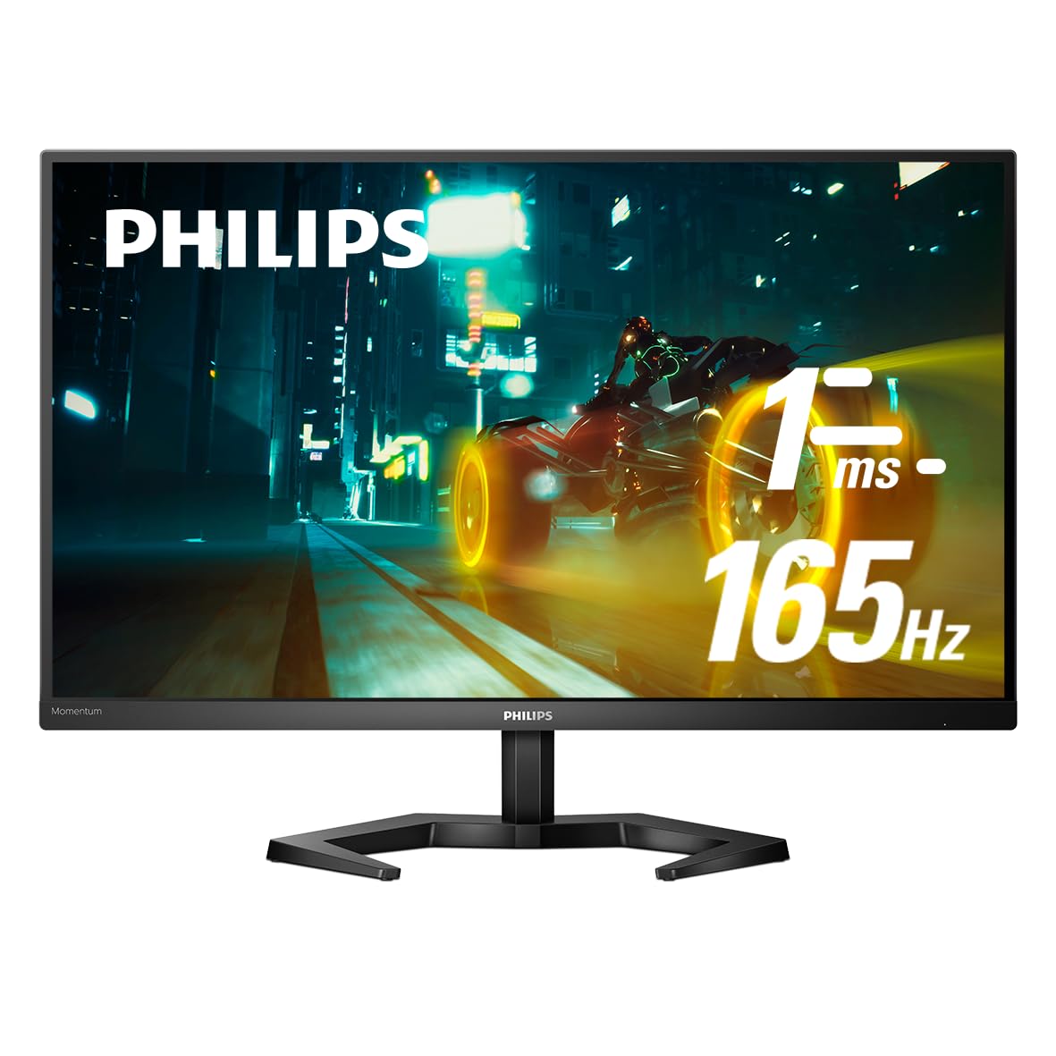 Philips Momentum 27M1N3200VL 27'' Gaming Monitor, Full HD @ 165 Hz, 1 ms Response Time, AMD FreeSync Premium, 4-Year Advance Replacement, Black, Xbox PS5 Switch