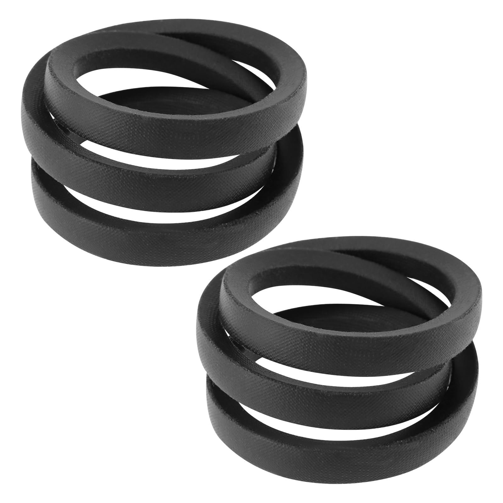The Lord of the Tools 2PCS Lawn Mower Belts Compatible with Toro Timemaster 30 Inch 21811 21200 21810 21199 Cutting Twin Blade Mower OE 121-5765 Drive Belt