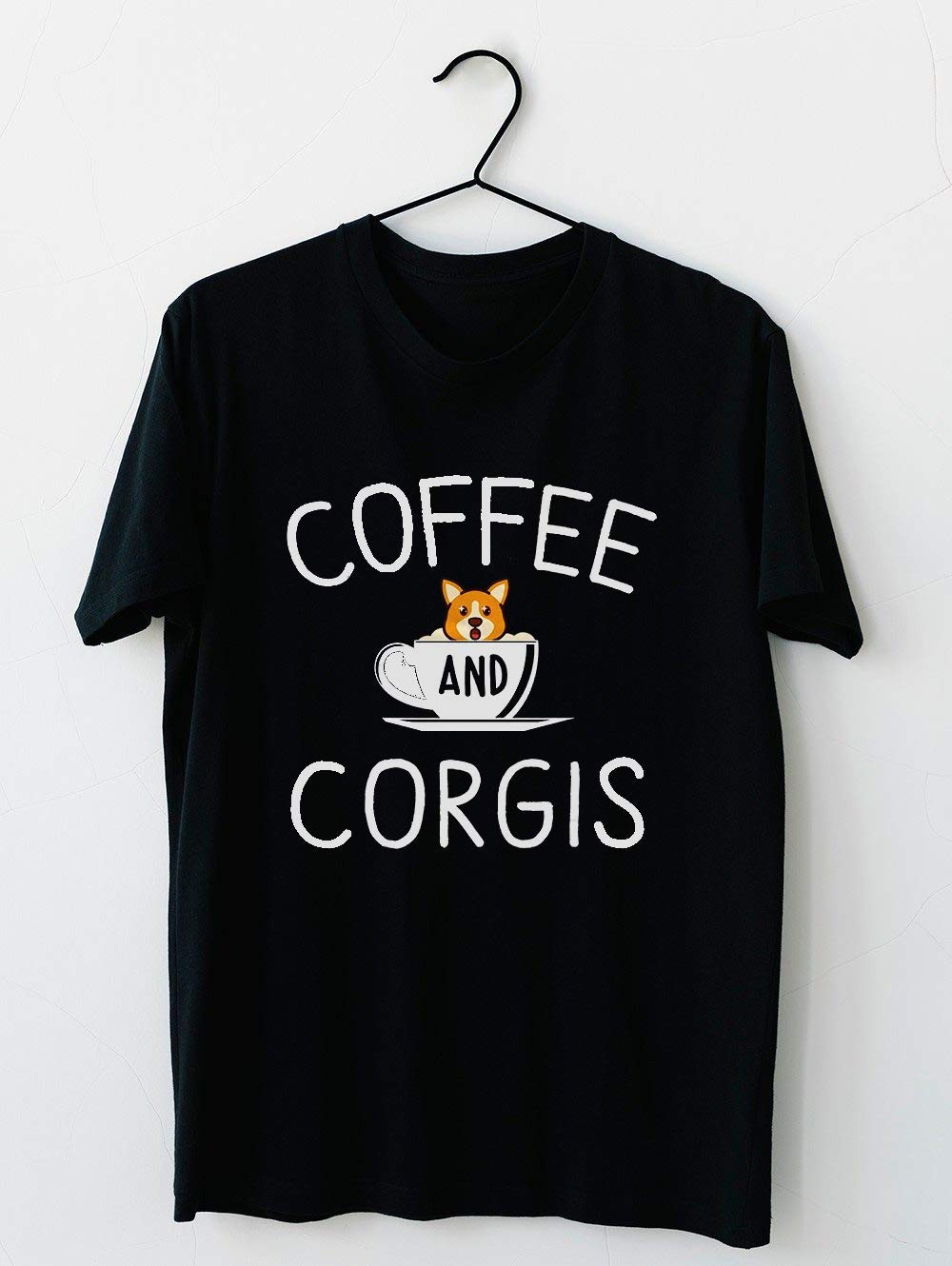 Corgi Gift, Corgi Shirt, Coffee And Corgis T Shirt For Unisex