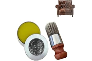 DyKay Furniture Salve for Leather, Leather Salve for Furniture, Leather Furniture Salve and Brush, Furniture Salve Leather (8 oz)