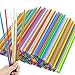 Tomnk 300pcs 10.3 Inches Plastic Straws, Disposable Drinking Straws Extra Long Assorted Bright Colors
