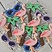 Ann Clark Cookie Cutters Tropical Hawaiian Cookie Cutters 3-Pc. Set Made in USA, Pineapple, Palm Tree, Flamingo
