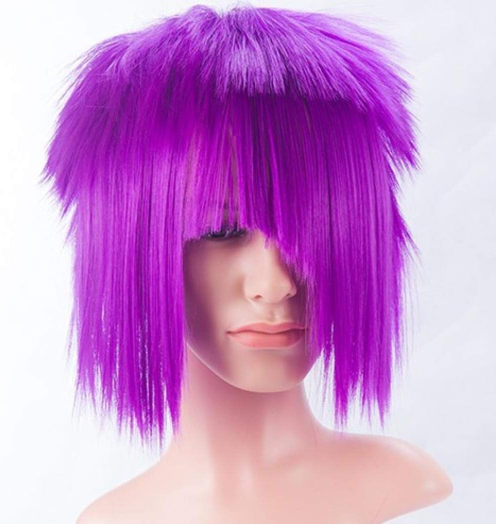 YMOY Anime Cosplay Wig Cheap kill Matt wig explosion head non-mainstream ball wig Cosplay Wigs, Lady Lovely Cosplay Wig purple