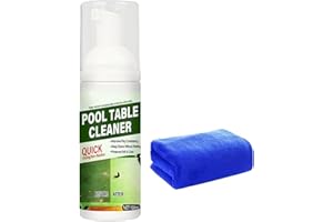 Pool Table Cleaner,100ml Billiard Cleaner Agent with Towel - Billiard Table Maintenance Mousse | for Garden Home Tournament S