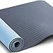 WWWW PIDO Yoga Mat Eco Friendly TPE Non Slip Yoga Mats by SGS Certified with Carrying Strap and Bag,72″x24″ Extra Thick 1/4″ for Yoga Pilates Fitness Exercise Mat(Blue Gray + Navy Blue)thumb 3