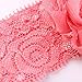 Ever Fairy Chiffon Lace Flower Baby Girls Turban Headband Head Wrap Hair Band With Pearl(2 Pack)