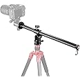 Neewer Tripod Boom Arm, 19.7" Horizontal Center Column Tripod Extension Arm Rotatable 360?Aluminum Alloy Swivel Lock for Over