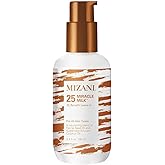 Mizani 25 Benefit Miracle Milk - Leave in Conditioner for Curly Hair, With Coconut Oil, Curl Detangler Spray, Anti Frizz Heat Protectant, No Drying Alcohols, Paraben-Free