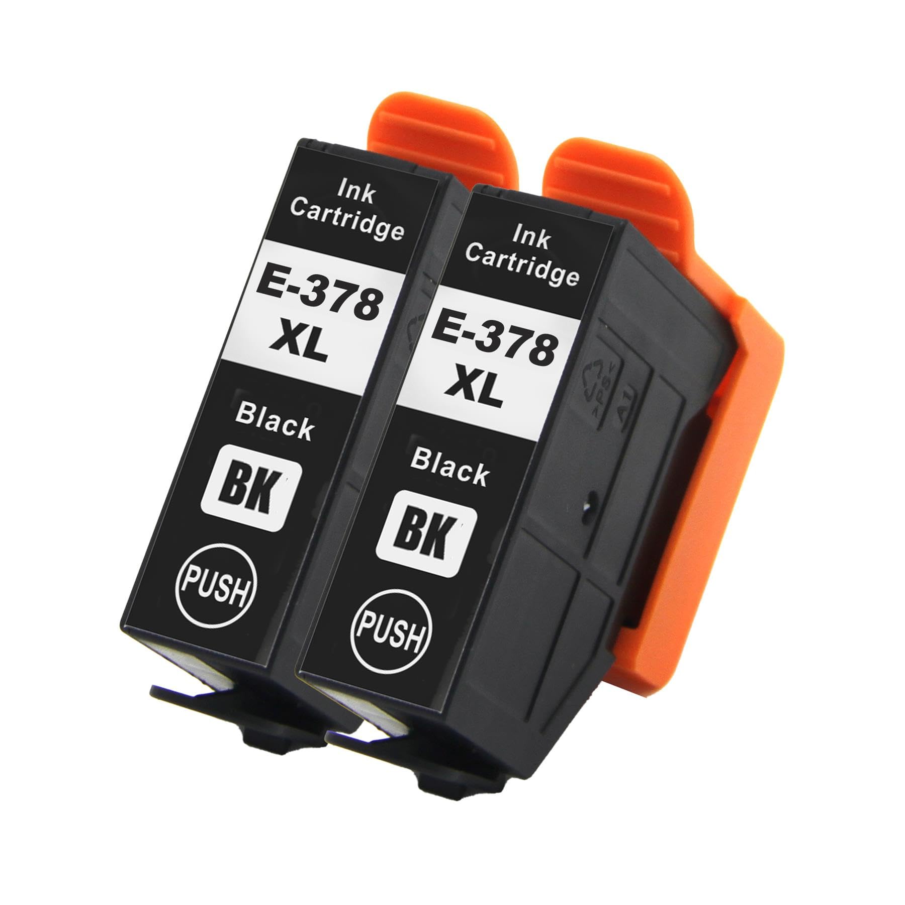 Go Inks Black E-378XLBk Compatible Ink Cartridge for use with Epson Expression Photo Printers (Pack of 2)