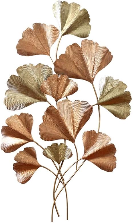 Amazon.com: QINQIHWD Ginkgo Leaf Metal Wall Art Decor,Modern Home Wall