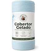 Manta Refrescante Cobertor Gelado Frio Térmico Resfriamento Calor Fresco Perfeito para Cama, Sofá e Viagens Q-Max 0.4, Laváve