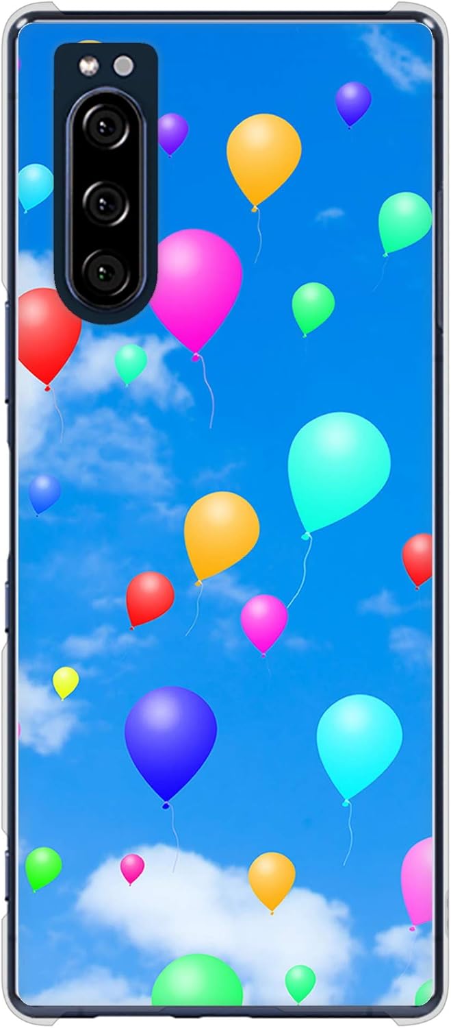 Amazon Docomo Xperia 5 So 01m ハード ケース カバー Va866 風船 素材クリア Uv印刷 ケース カバー 通販