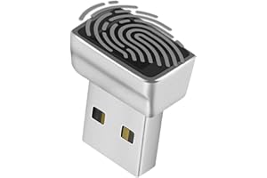 TNP Nano USB Fingerprint Reader for Windows 10/11 Hello - Security Key Biometric Scanner Sensor Dongle Module for Instant Ace