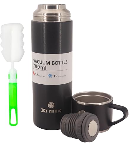 Revimax-botella de agua portátil de acero inoxidable, termo con aislamiento al vacío, de boca ancha, para viaje, 20oz, 592ml - AliExprs 15