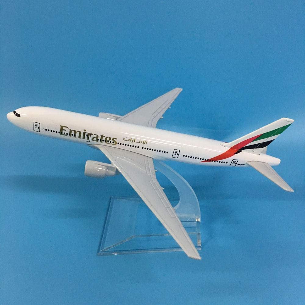 LTWAAXP Airplane Model Building Plane Model Airplane Model Emirates Boeing B777 Aircraft Model Diecast Metal 1:400 16cm Airplanes Model Plane