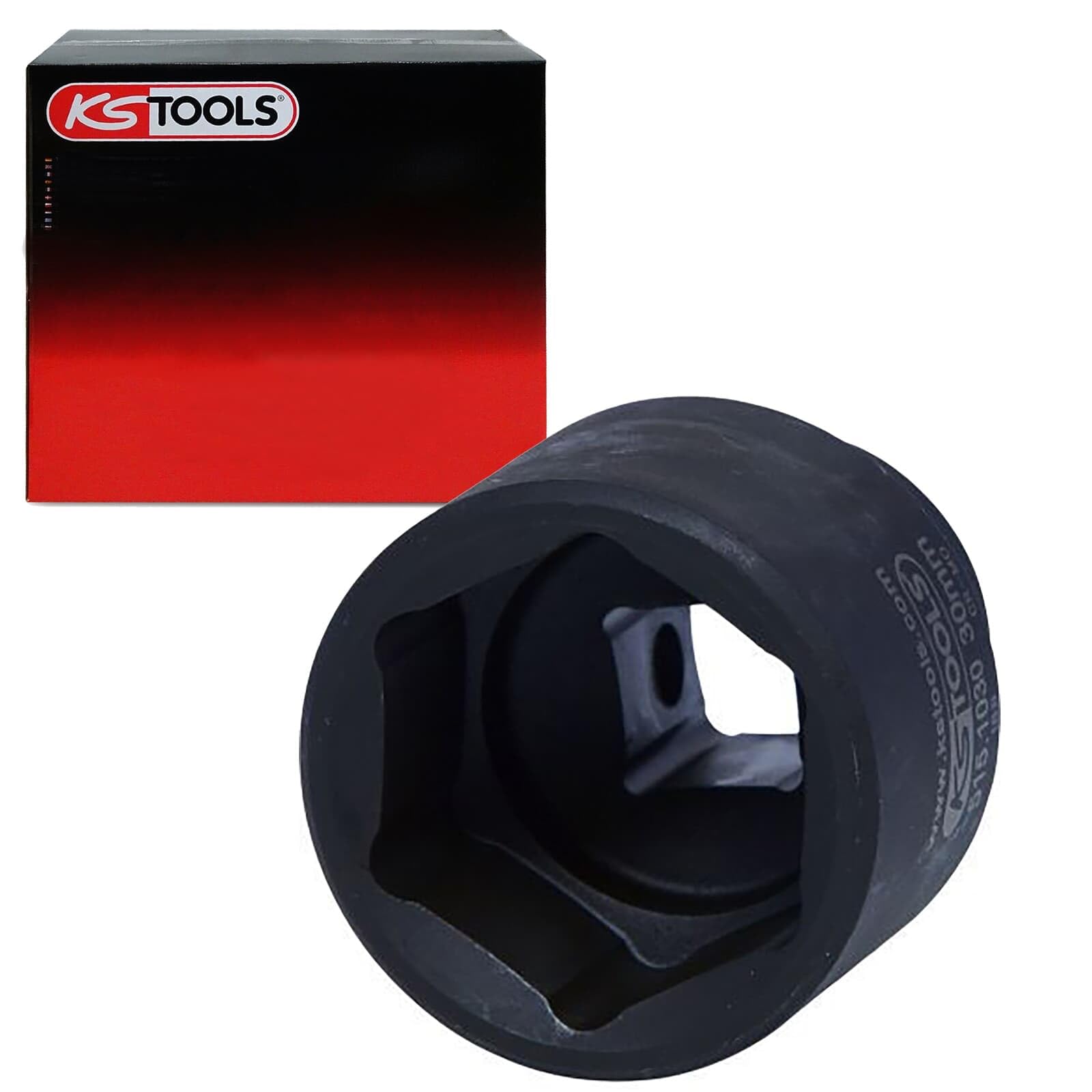 KS Tools 515.103 1/2-inch 30mm Hex Impact Socket Short