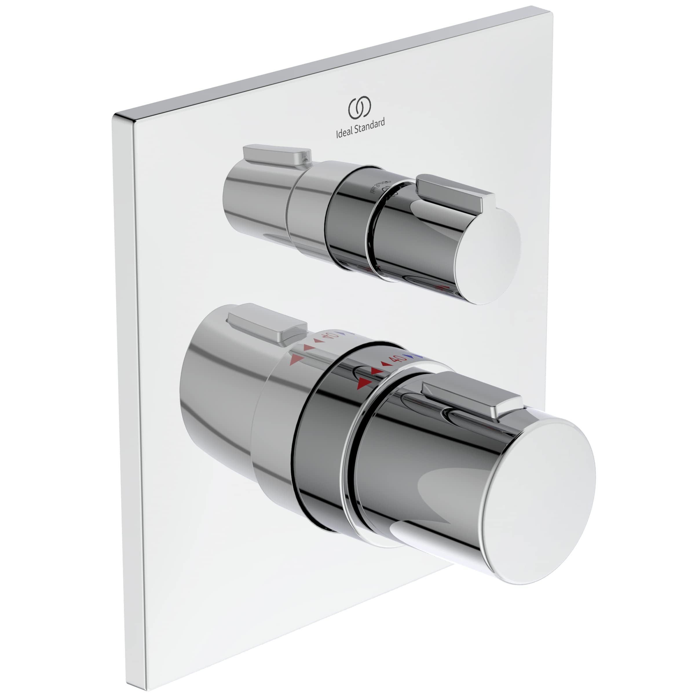 Ideal Standard - Ceratherm C100 Individual Built-in thermostactic Mixer for Shower, Chrome