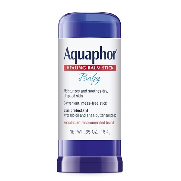 AQUAPHOR BABY HEALING BALM STICK WITH AVOCADO OIL AND SHEA BUTTER, 0.65 OZ STICK