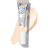 IT Cosmetics CC+ Cream - Natural Full Coverage Foundation With SPF 50+, Color Corrector & Anti-Aging Hydrating Serum, Hyaluronic Acid + Peptides, Lightweight Up To 24H Wear, All Skin Types