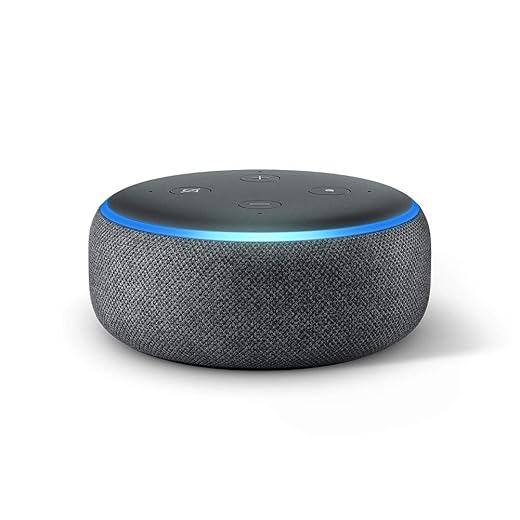 Echo Dot (3ª generazione) - Altoparlante intelligente con integrazione Alexa - Tessuto antracite