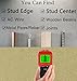 Stud Finder,Center-Finding Stud Metal AC Wire WoodScanner Wall Stud Finder Electronic StudSensor FOLAI