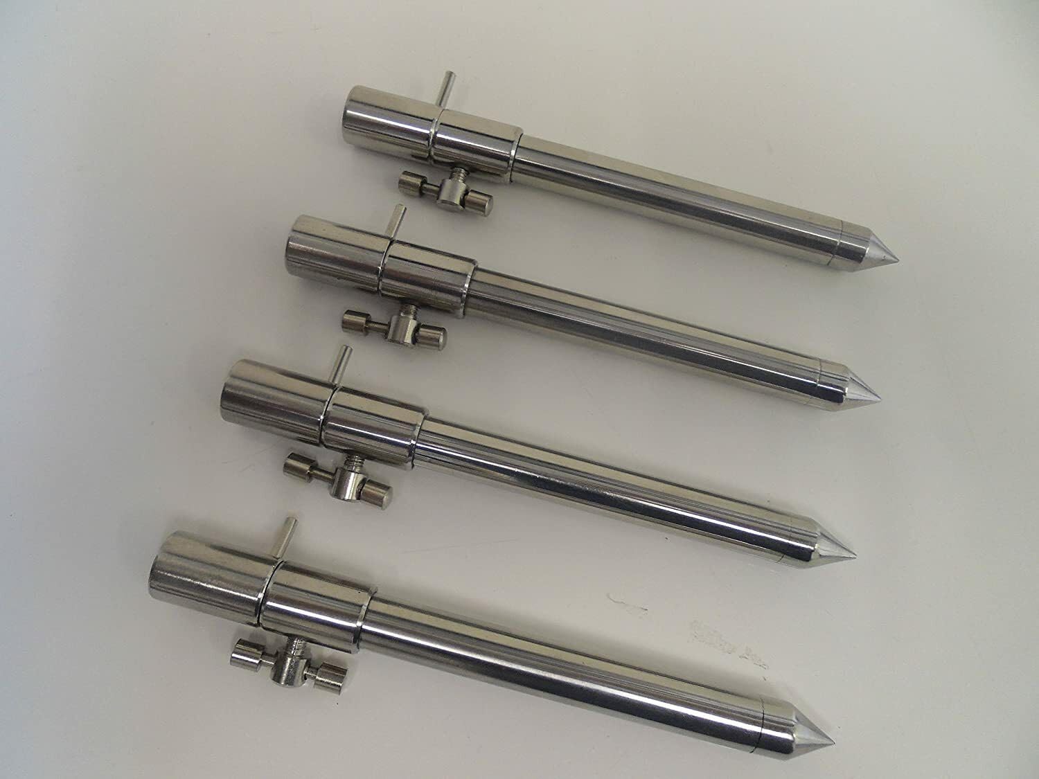 TMC 4 x Solid Stainless Steel Ext Bank Sticks 15-25 cm's. Cam lock style side screw