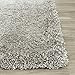 Safavieh California Shag Collection 3' x 5' Area Rug, Silver