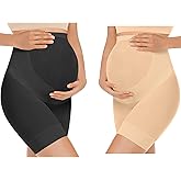 KIM S Shape Your Bump Seamless Maternity Shapewear for Dress, Pregnancy Underwear Prevent Chafing Belly Support